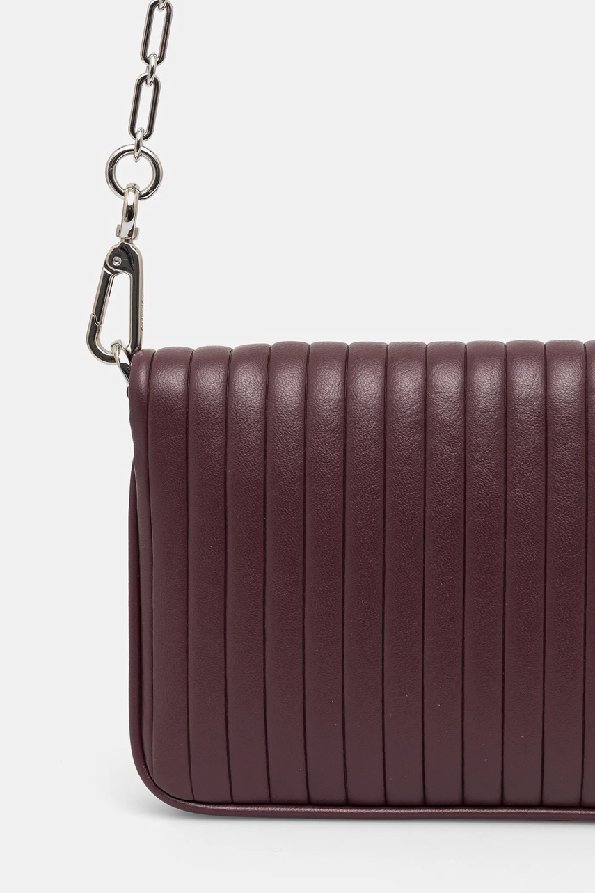 Τσάντα Calvin Klein χρώμα: μπορντό, K60K613079 φωτογραφία