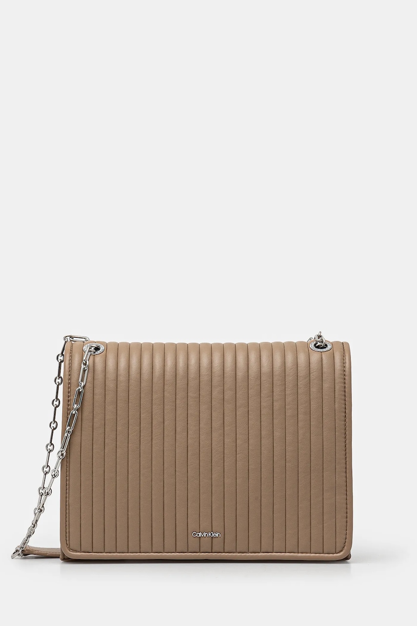 Levně Kabelka Calvin Klein béžová barva, K60K613080