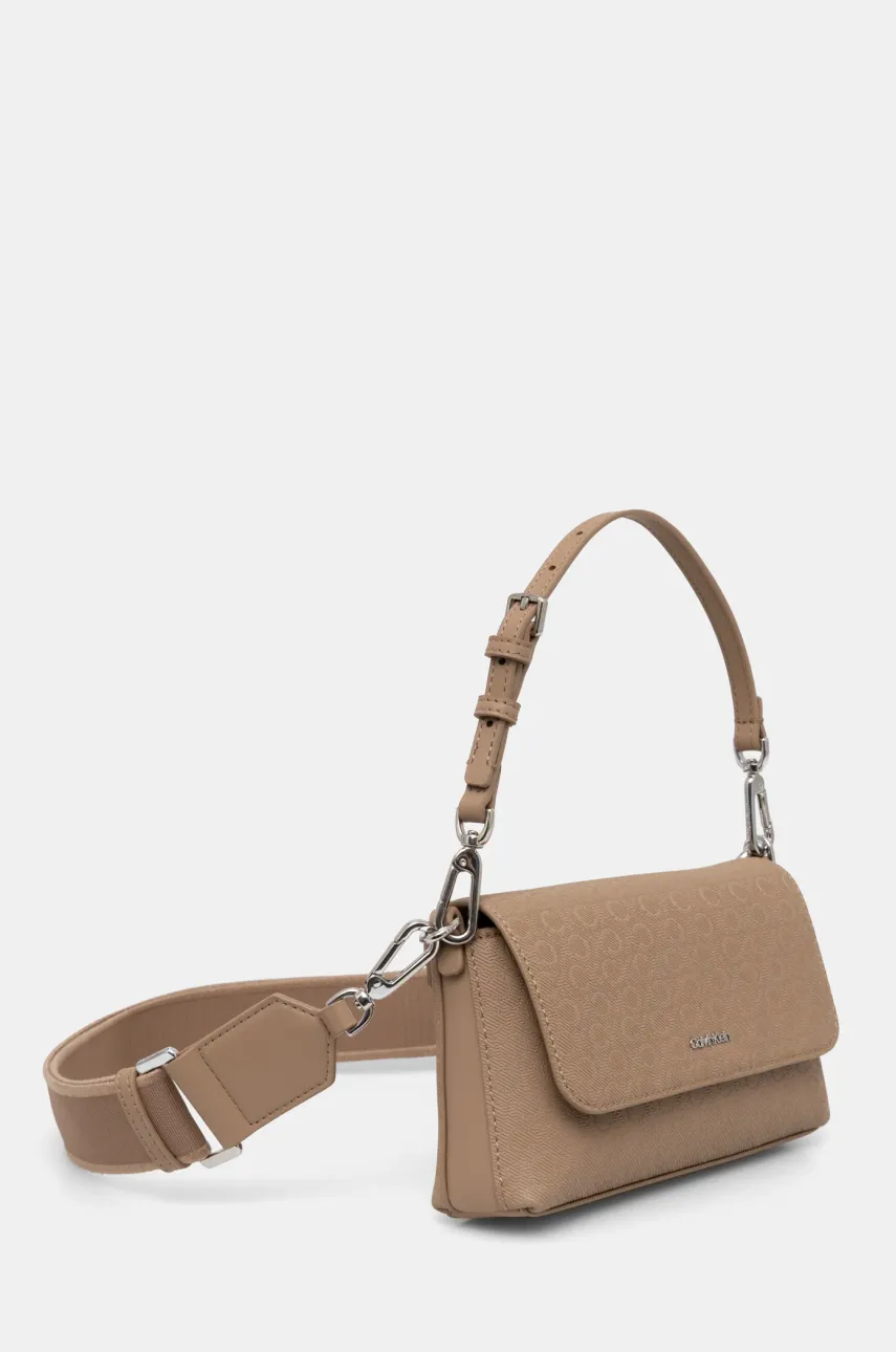 Сумочка Calvin Klein цвет бежевый K60K613088 Сумочка Calvin Klein цвет бежевый K60K613088
