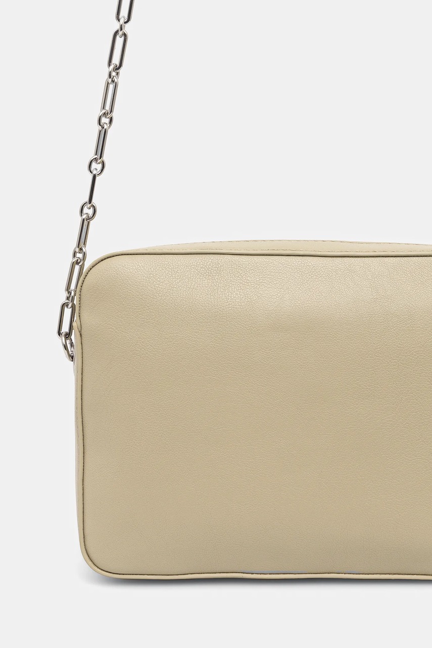 Τσάντα Calvin Klein χρώμα: μπεζ, K60K613089 φωτογραφία