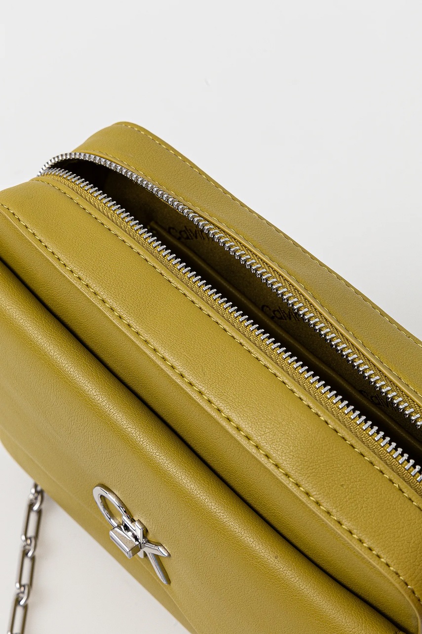 Τσάντα Calvin Klein χρώμα: πράσινο, K60K613089 φωτογραφία