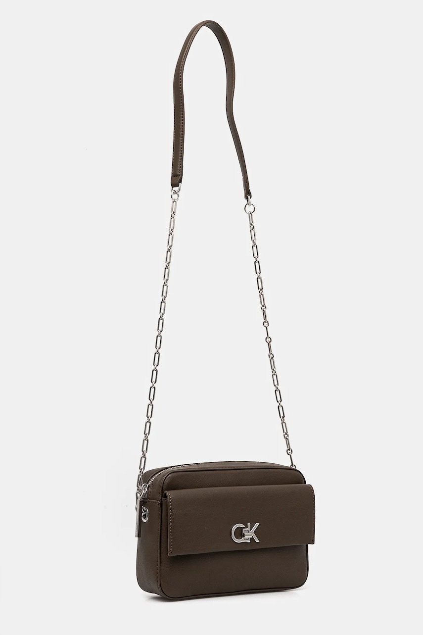 Сумочка Calvin Klein цвет коричневый K60K613089 Сумочка Calvin Klein цвет коричневый K60K613089