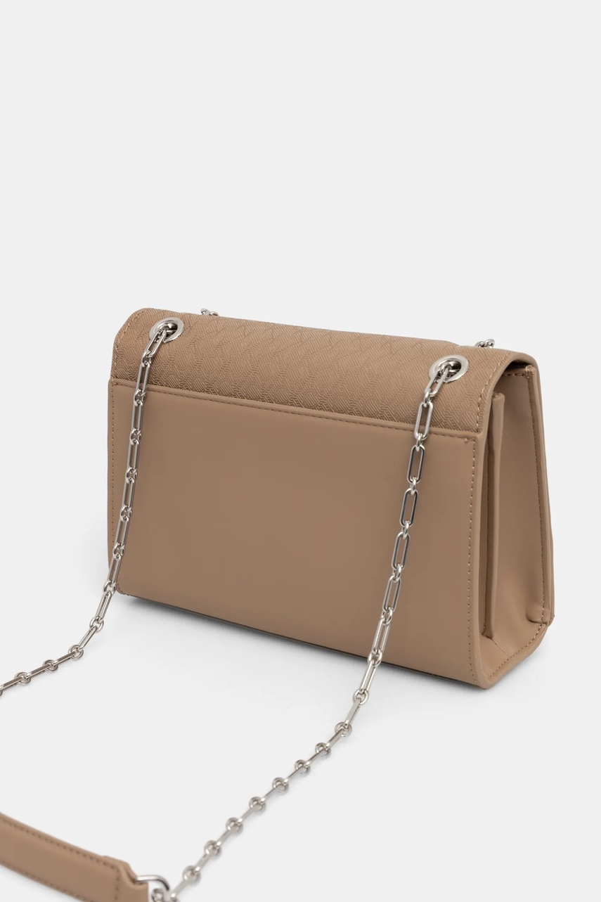 Τσάντα Calvin Klein χρώμα: μπεζ, K60K613138 φωτογραφία