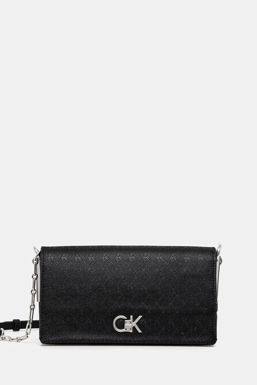 Levně Kabelka Calvin Klein černá barva, K60K613141
