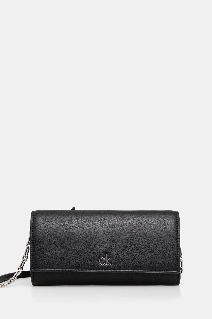 Levně Kabelka Calvin Klein černá barva, K60K612852