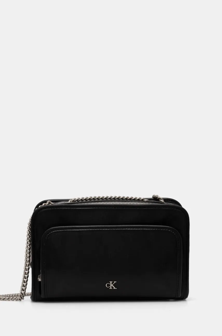 Kabelka Calvin Klein Jeans černá barva, K60K613046