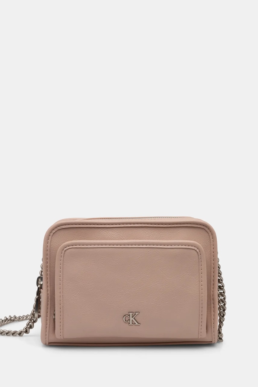 Levně Kabelka Calvin Klein Jeans růžová barva, K60K613047