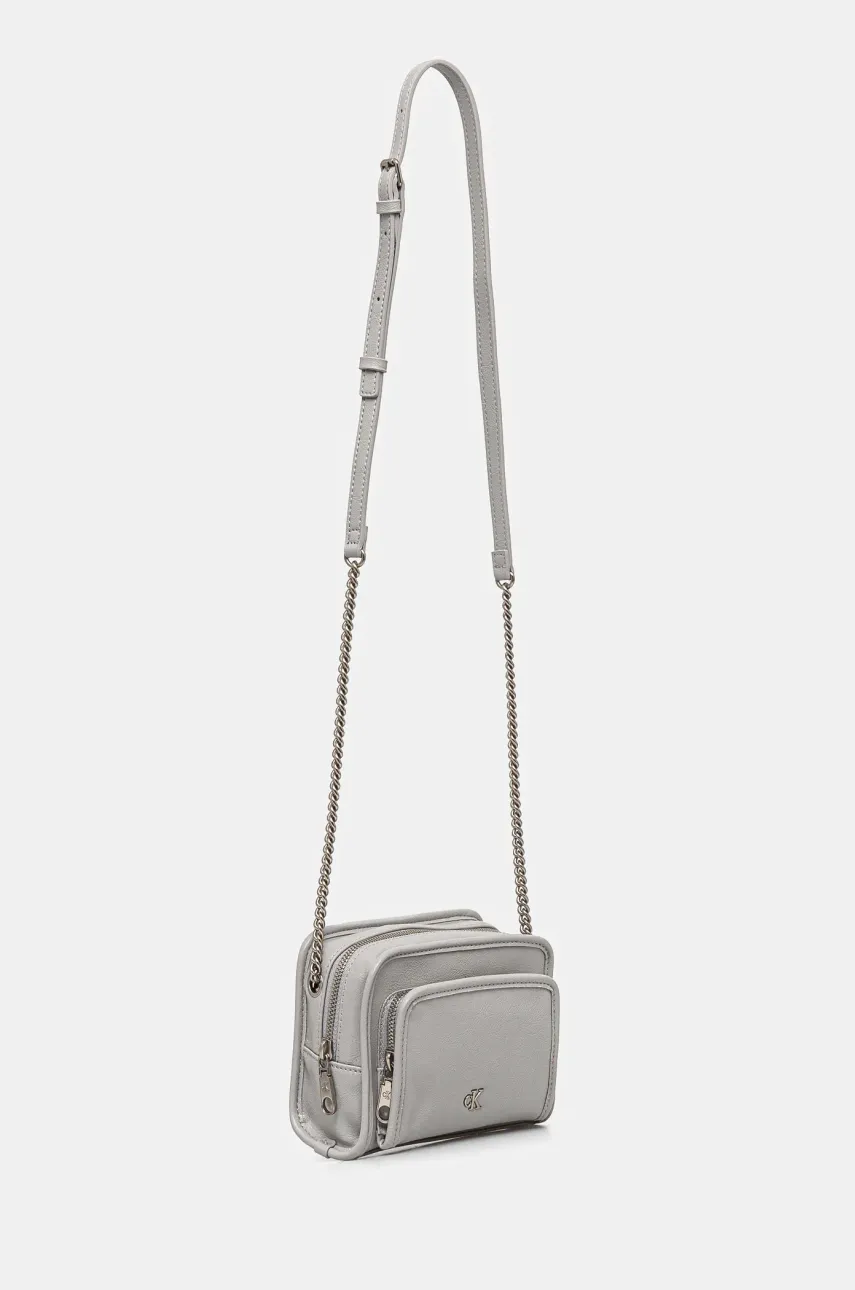 Сумочка Calvin Klein Jeans цвет серый K60K613047 Сумочка Calvin Klein Jeans цвет серый K60K613047