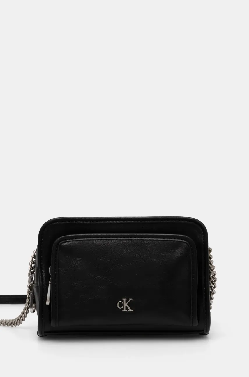 Kabelka Calvin Klein Jeans černá barva, K60K613047