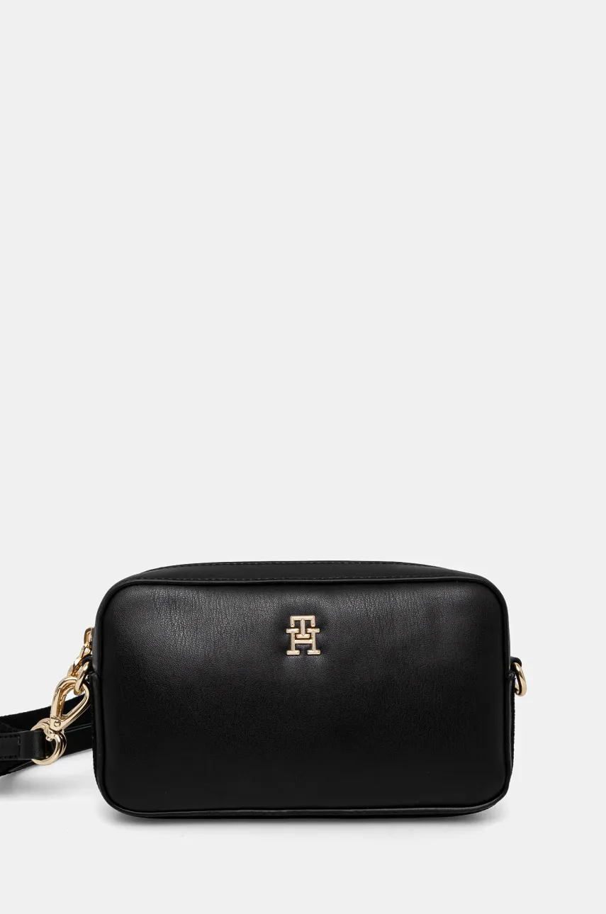Kabelka Tommy Hilfiger černá barva, AW0AW16894