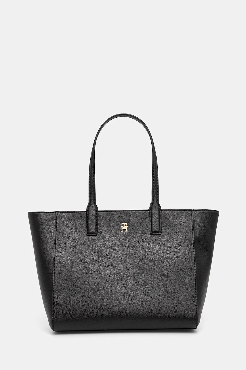 Kabelka Tommy Hilfiger černá barva, AW0AW16905