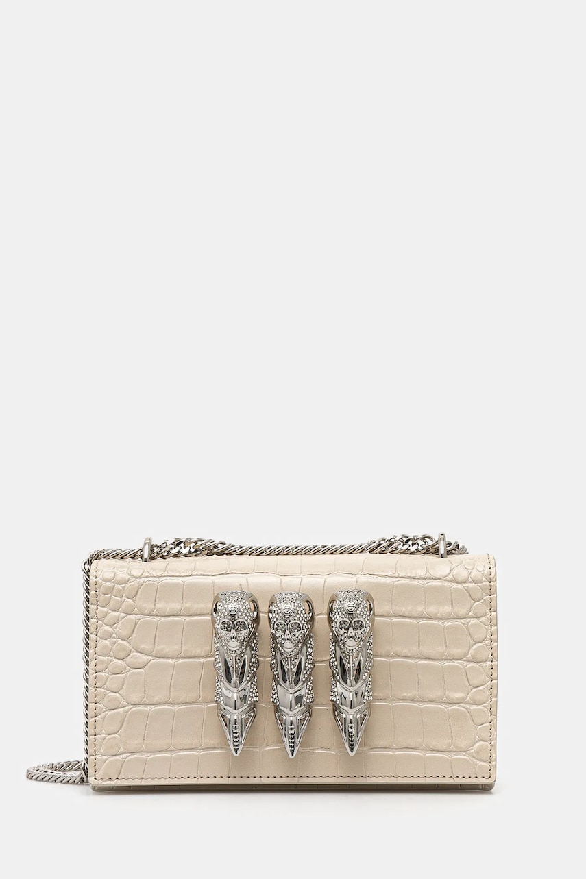 Philipp Plein poseta de piele culoarea bej, SAEA WBA2056 PLE010
