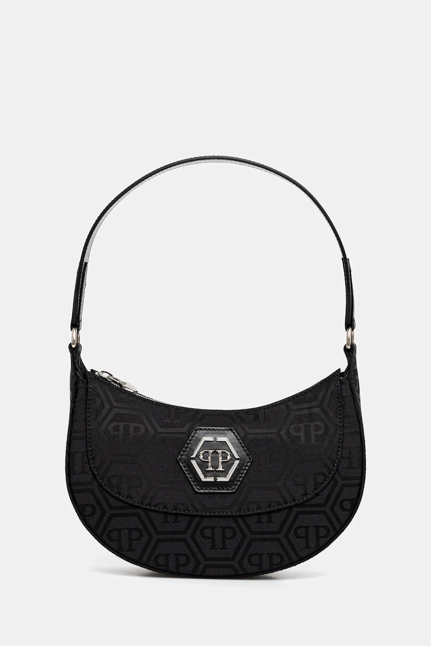 Philipp Plein poșetă culoarea negru, PAEA WBA2104 PTE021N