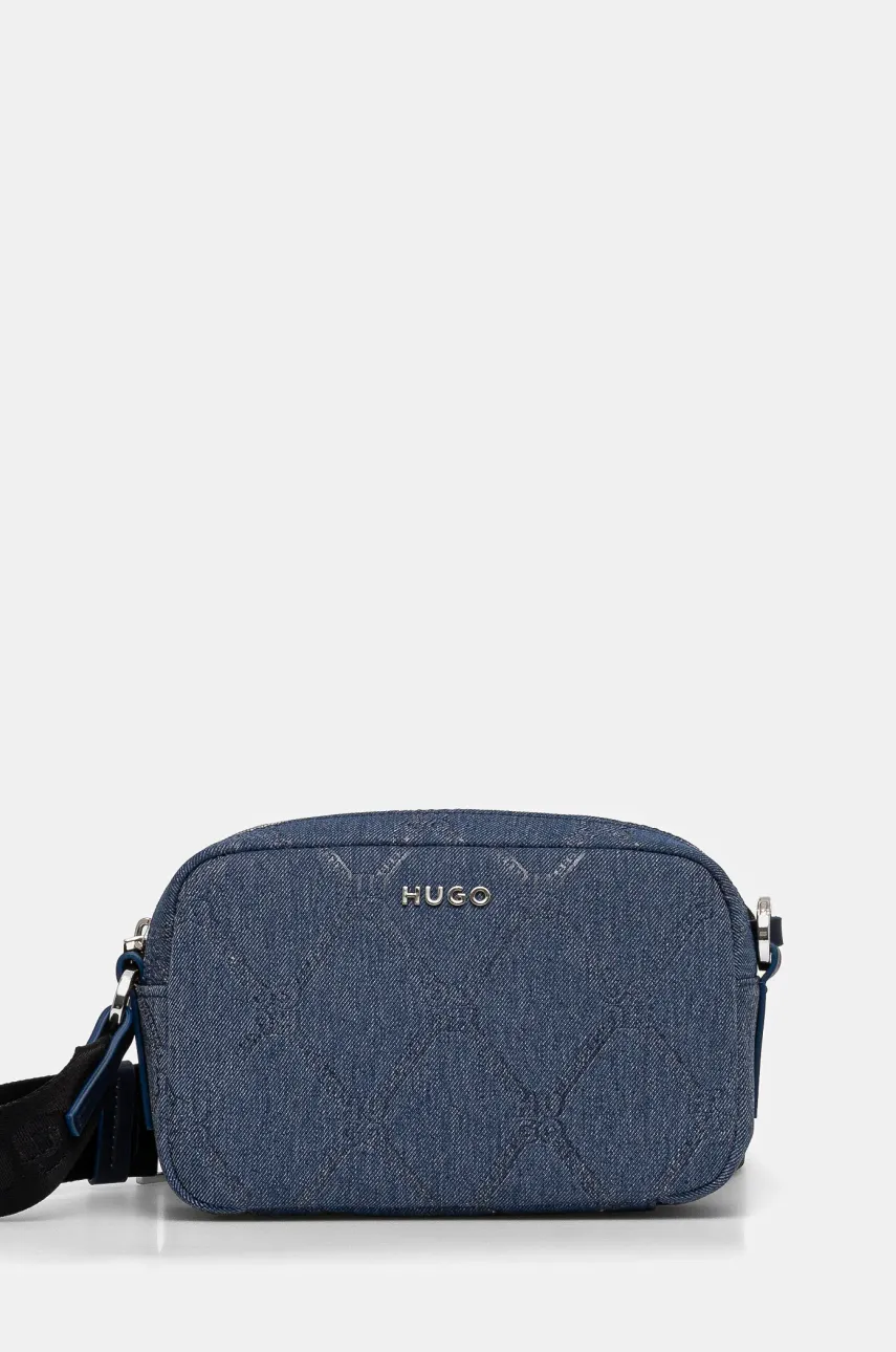 HUGO geantă de blugi culoarea bleumarin, 50536050