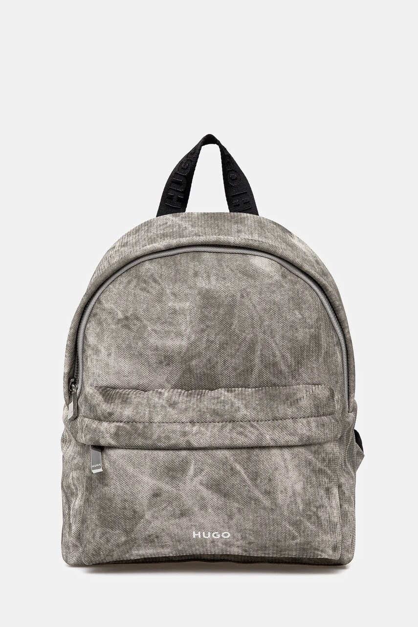HUGO rucsac femei, culoarea gri, mare, cu imprimeu, 50536053