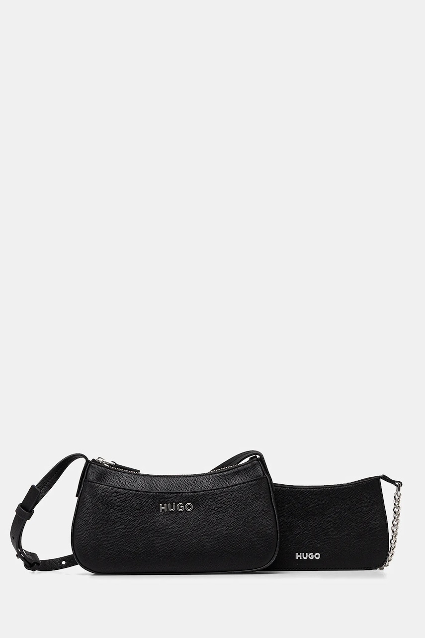 HUGO poseta culoarea negru, 50536079