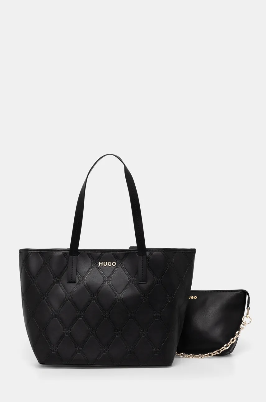 HUGO geanta culoarea negru, 50536854