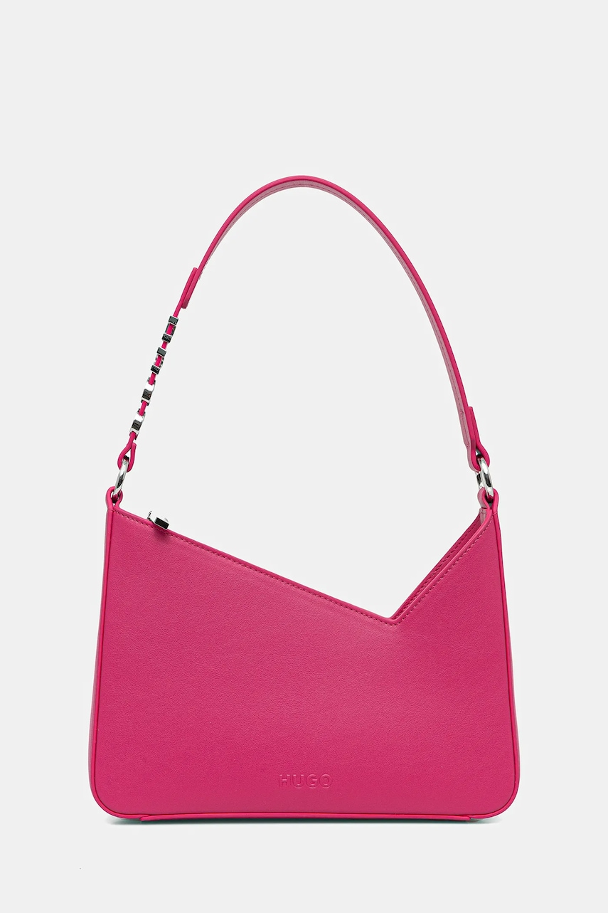 HUGO geanta culoarea roz, 50536988