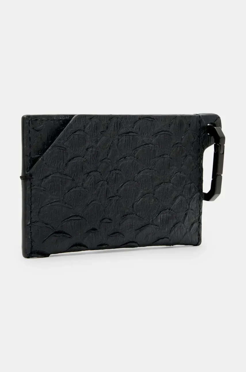 Кожаный кошелек AllSaints HEX SNAKE женская цвет чёрный W381XB Кожаный кошелек AllSaints HEX SNAKE женская цвет чёрный W381XB