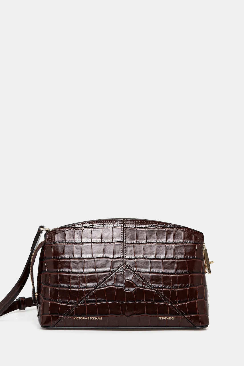 Victoria Beckham poseta de piele culoarea maro, B125AAC006203A Victoria Beckham poseta de piele culoarea maro, B125AAC006203A