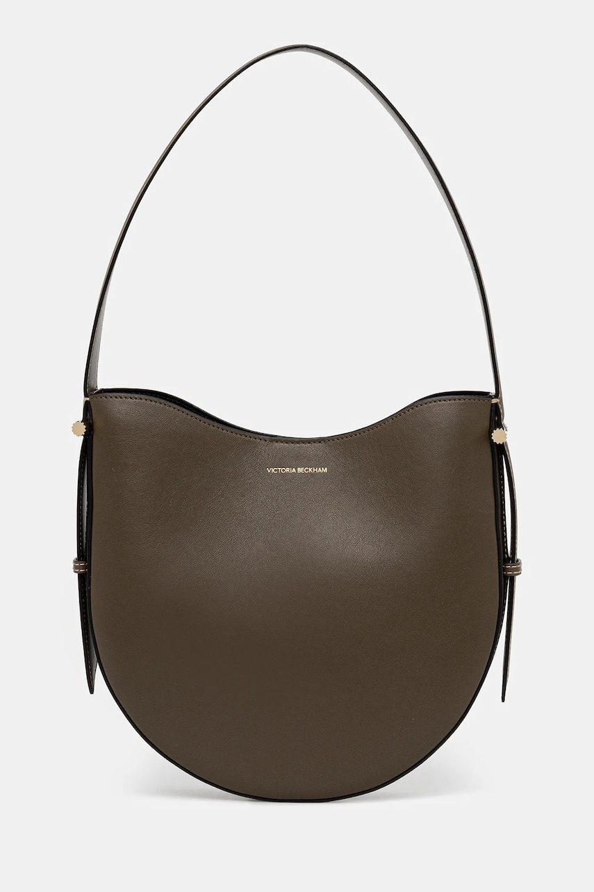 Victoria Beckham poșetă de piele culoarea maro, B125AAC006190A