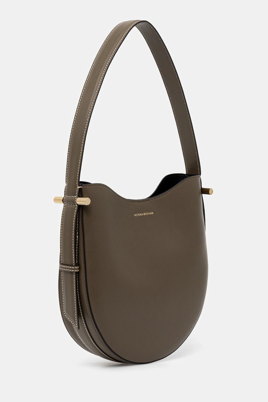 Кожаная сумочка Victoria Beckham цвет коричневый B125AAC006190A Кожаная сумочка Victoria Beckham цвет коричневый B125AAC006190A