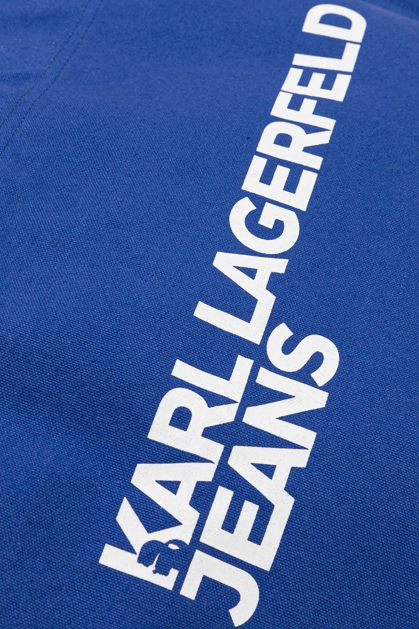 Βαμβακερή τσάντα Karl Lagerfeld Jeans φωτογραφία