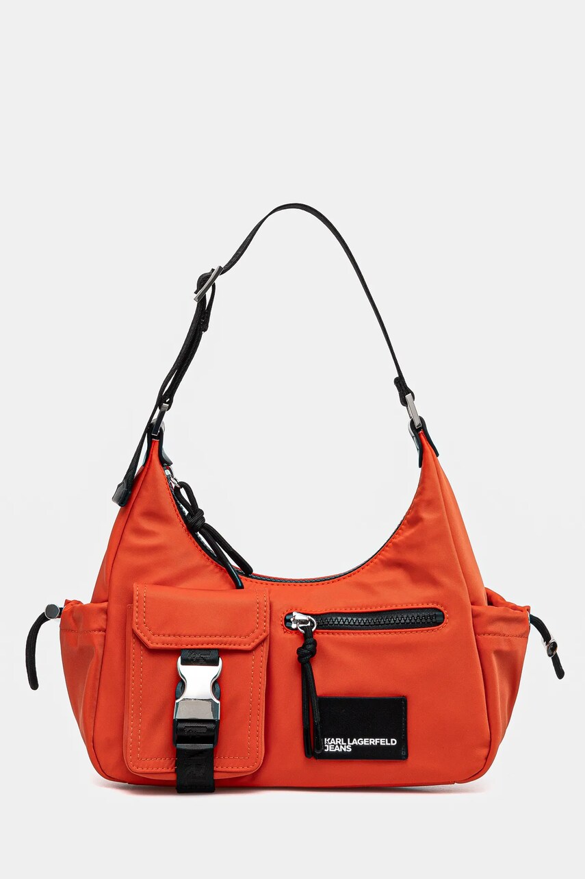 Karl Lagerfeld Jeans poseta culoarea portocaliu, A1W30268
