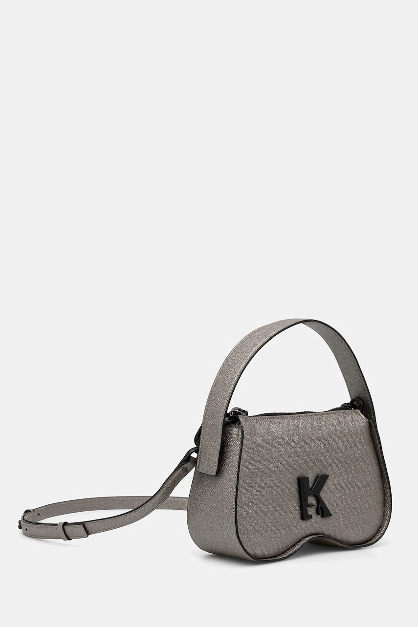 Сумочка Karl Lagerfeld Jeans цвет серебрянный A1W30279 Сумочка Karl Lagerfeld Jeans цвет серебрянный A1W30279