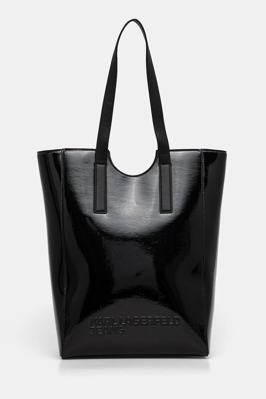 Karl Lagerfeld Jeans poseta culoarea negru, A1W30254 Karl Lagerfeld Jeans poseta culoarea negru, A1W30254