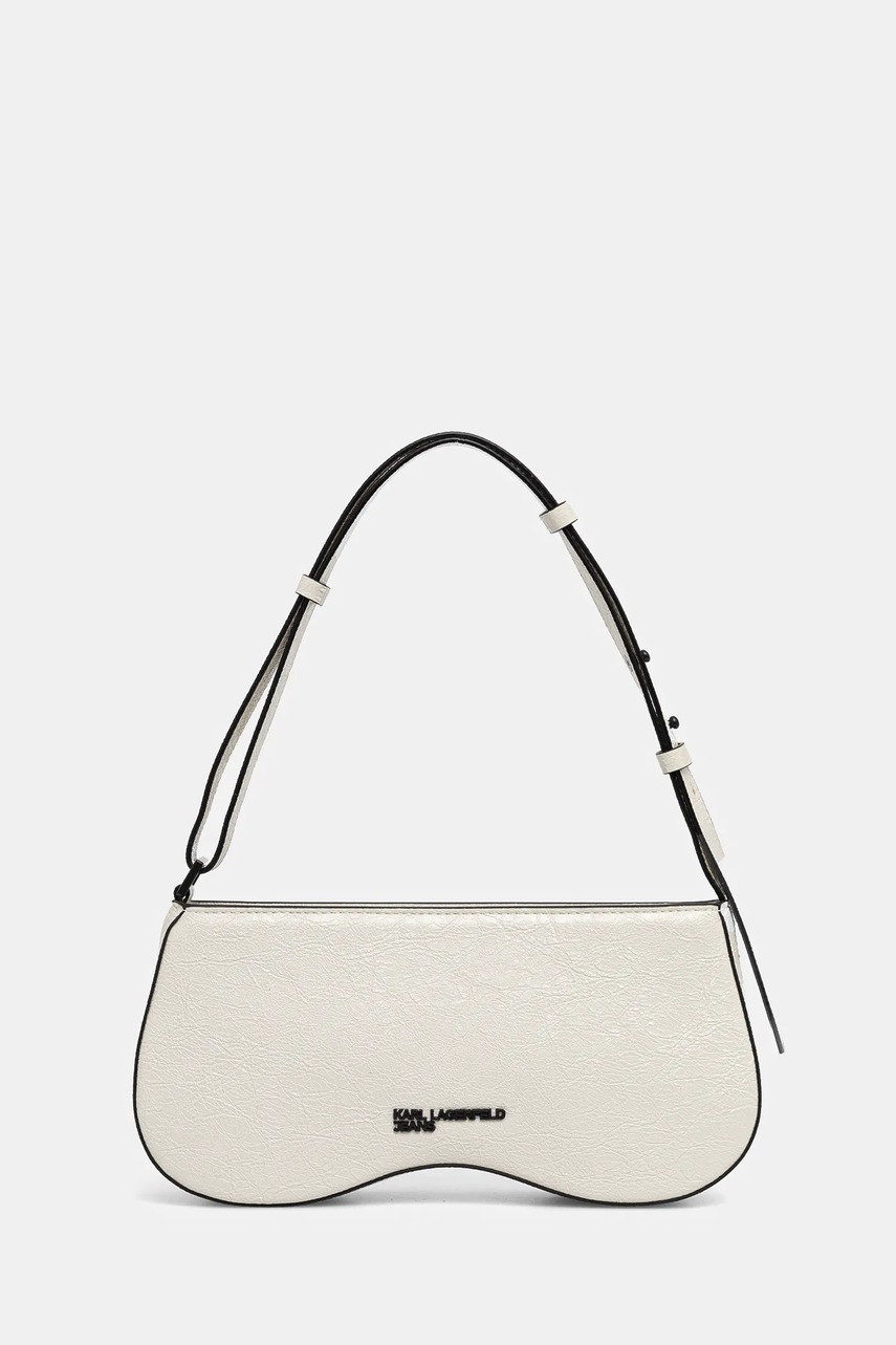 Karl Lagerfeld Jeans poseta culoarea alb, A1W30289