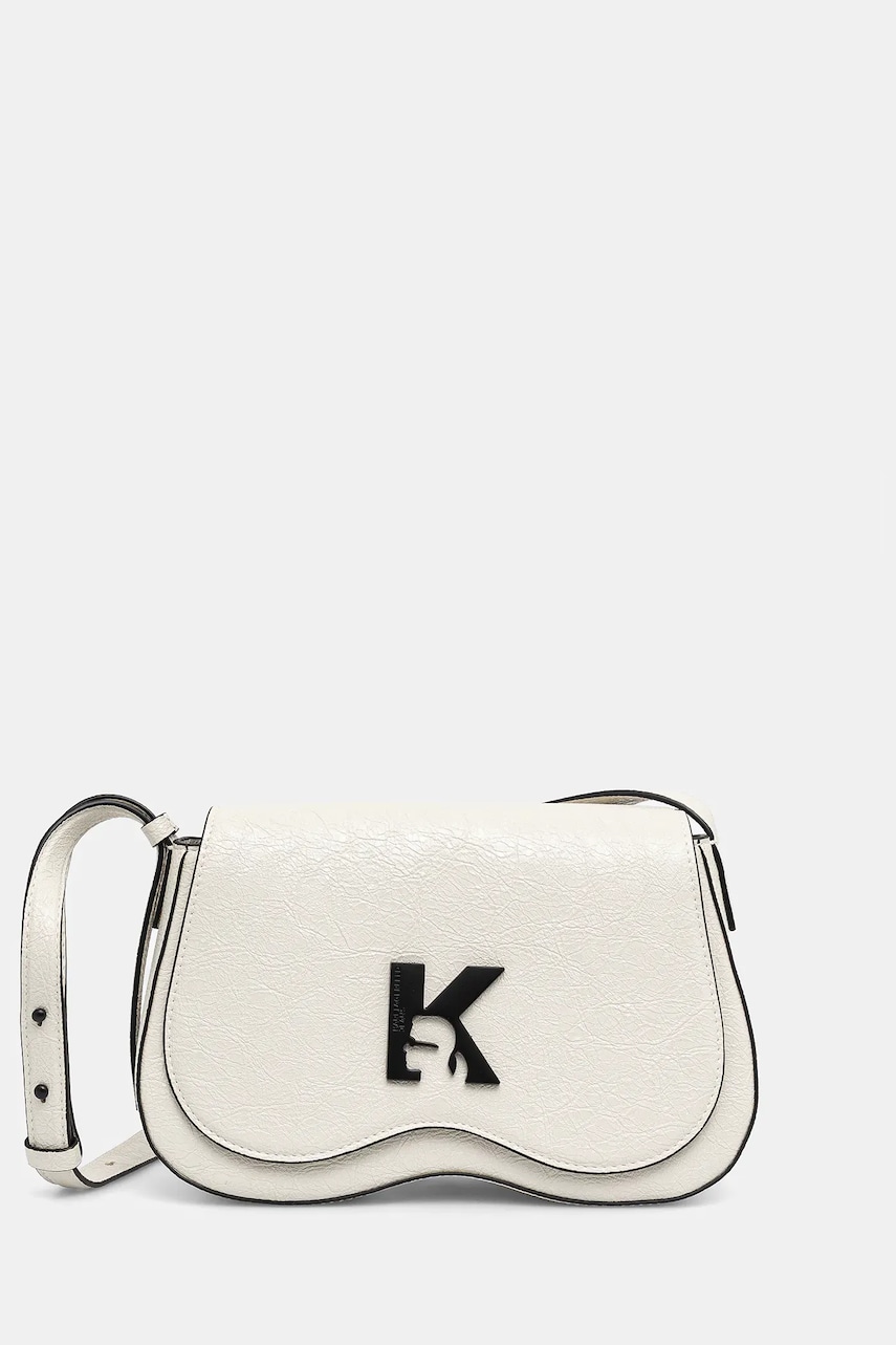 Karl Lagerfeld Jeans poseta culoarea alb, A1W30283