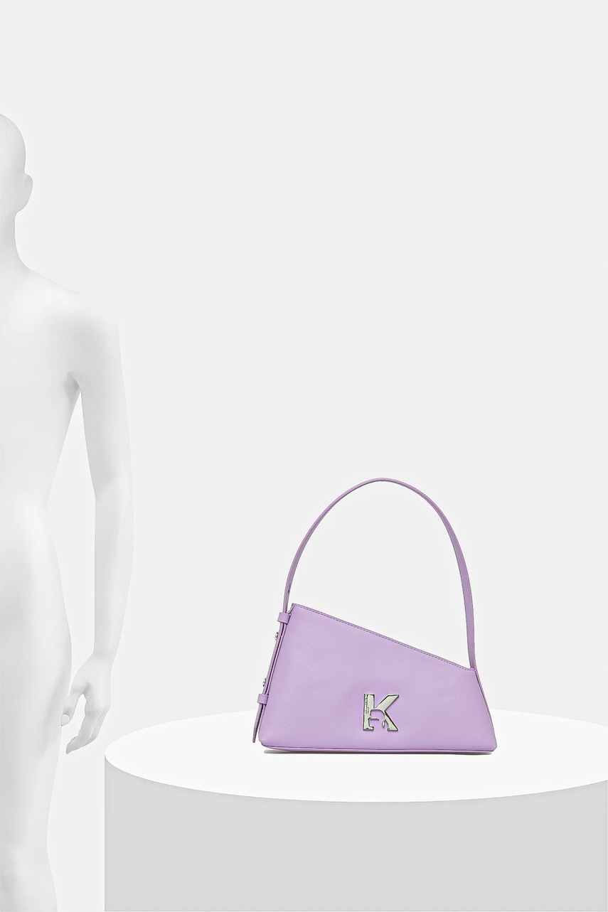 Δερμάτινη τσάντα Karl Lagerfeld Jeans χρώμα: μαύρο, A1W30334 φωτογραφία