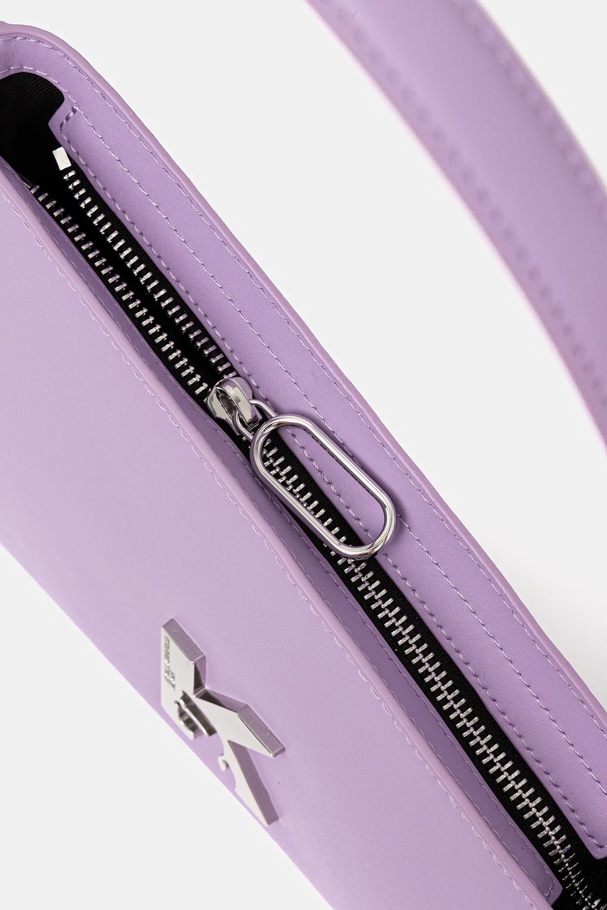 Δερμάτινη τσάντα Karl Lagerfeld Jeans χρώμα: μαύρο, A1W30334 φωτογραφία