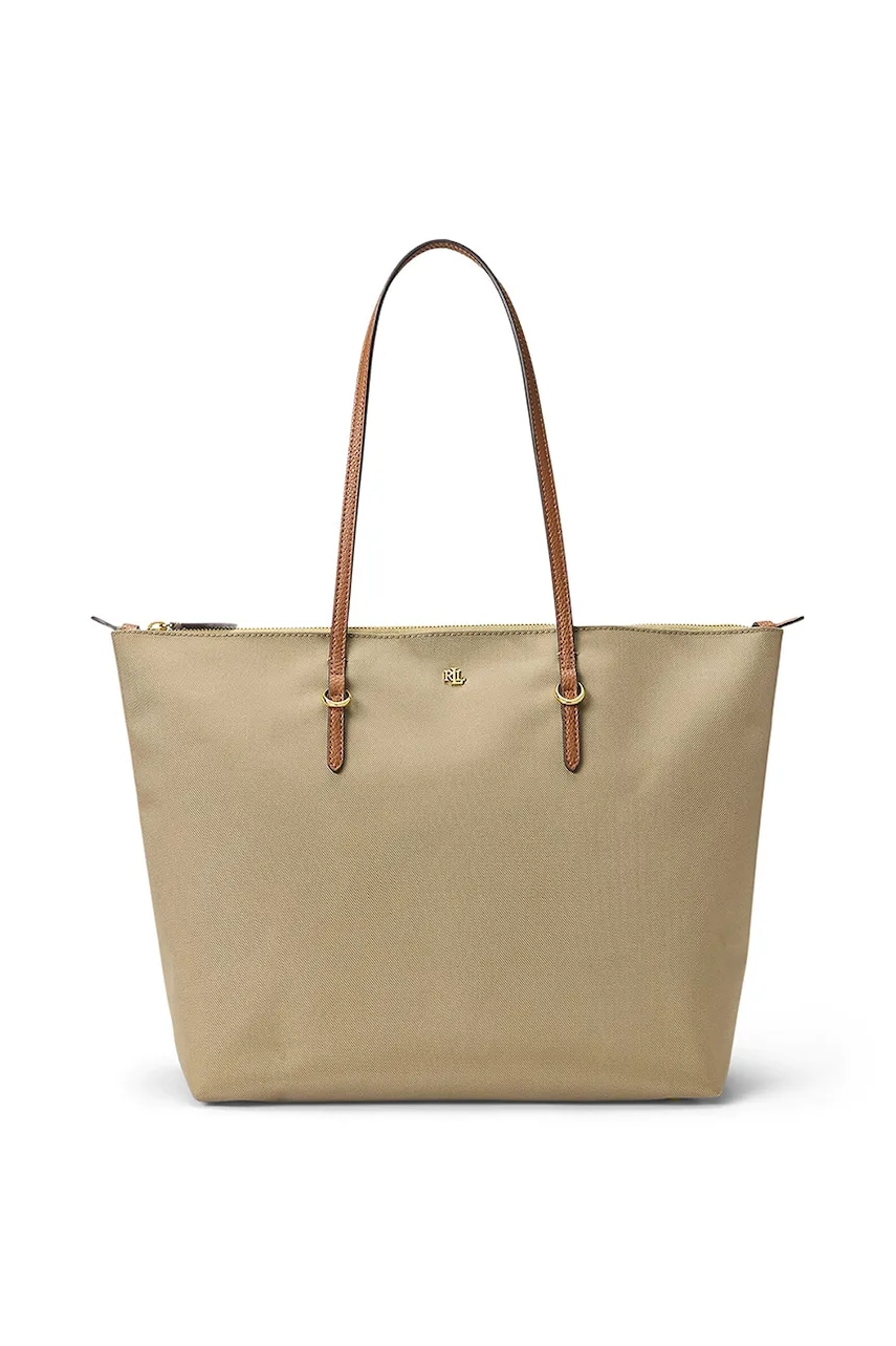 Levně Kabelka Lauren Ralph Lauren hnědá barva, 431950007