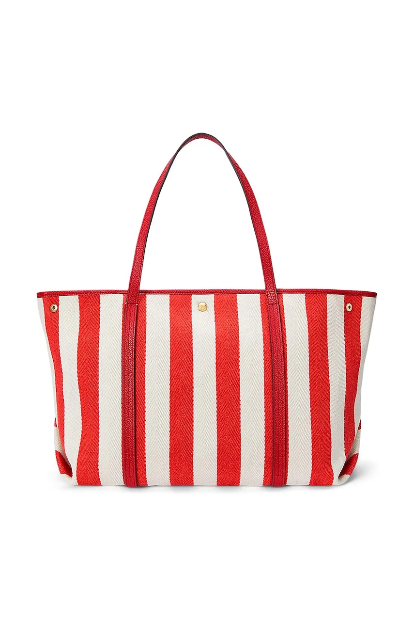 Хлопковая сумка Lauren Ralph Lauren цвет красный 431956937 Хлопковая сумка Lauren Ralph Lauren цвет красный 431956937