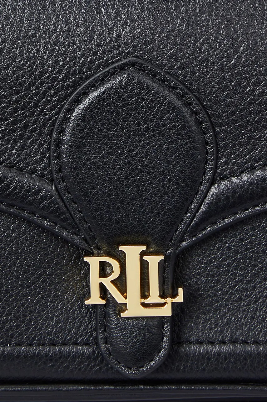 Шкіряна сумочка Lauren Ralph Lauren колір чорний 431959003 