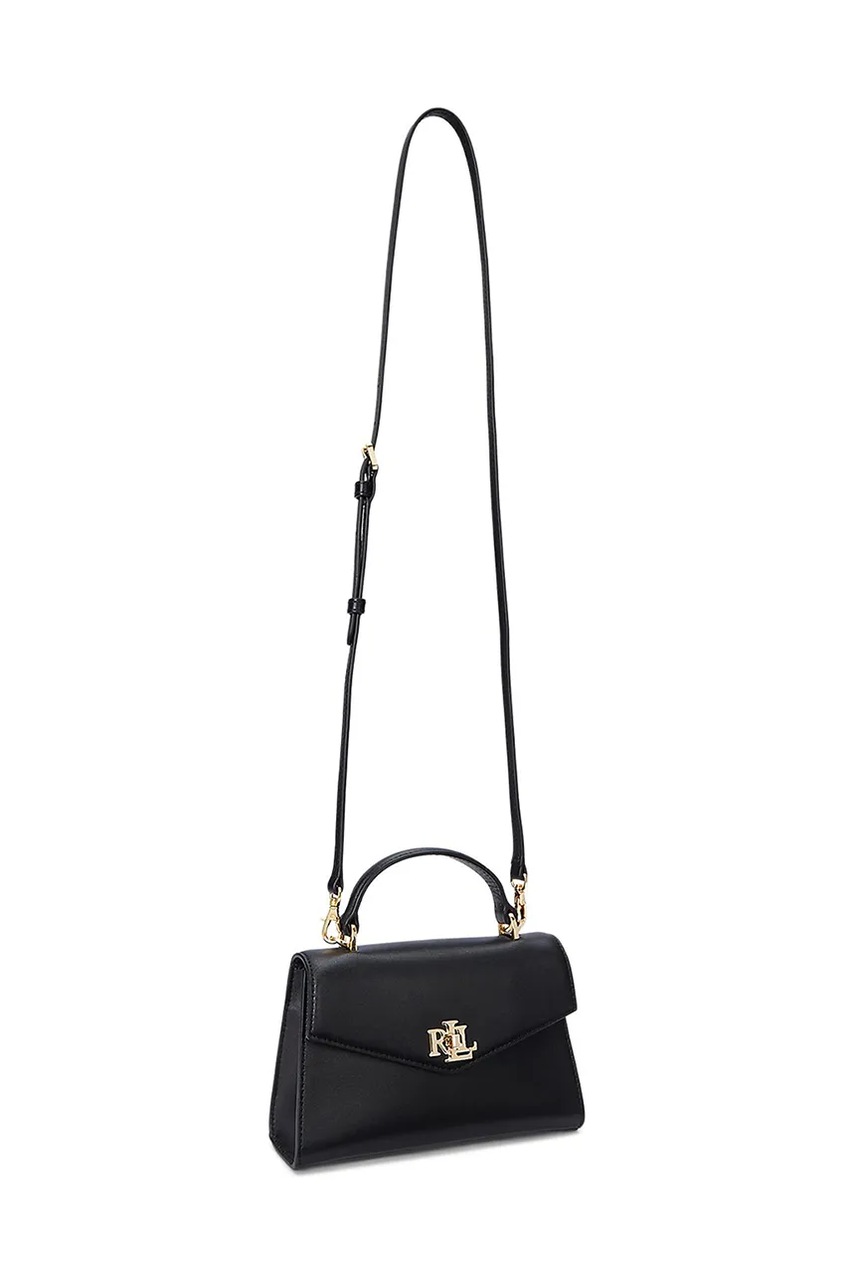 Шкіряна сумочка Lauren Ralph Lauren колір чорний 431968761 