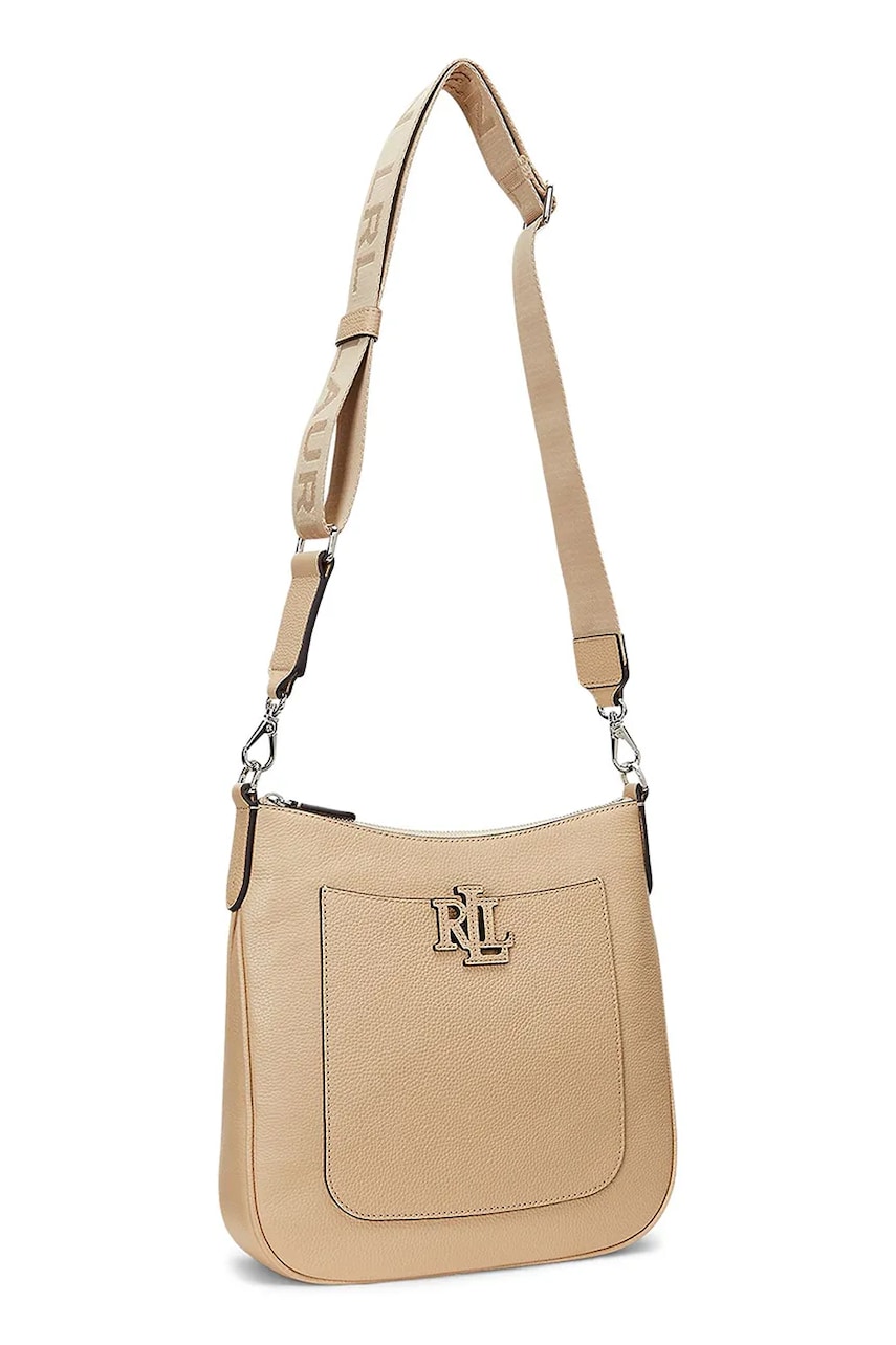 Кожаная сумочка Lauren Ralph Lauren цвет чёрный 431970152 Кожаная сумочка Lauren Ralph Lauren цвет чёрный 431970152
