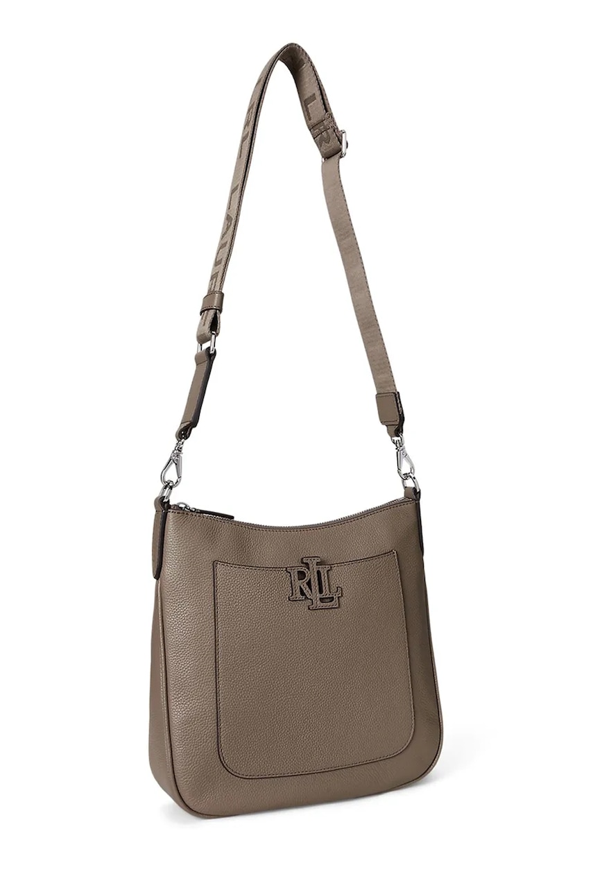 Кожаная сумочка Lauren Ralph Lauren цвет чёрный 431970152 Кожаная сумочка Lauren Ralph Lauren цвет чёрный 431970152