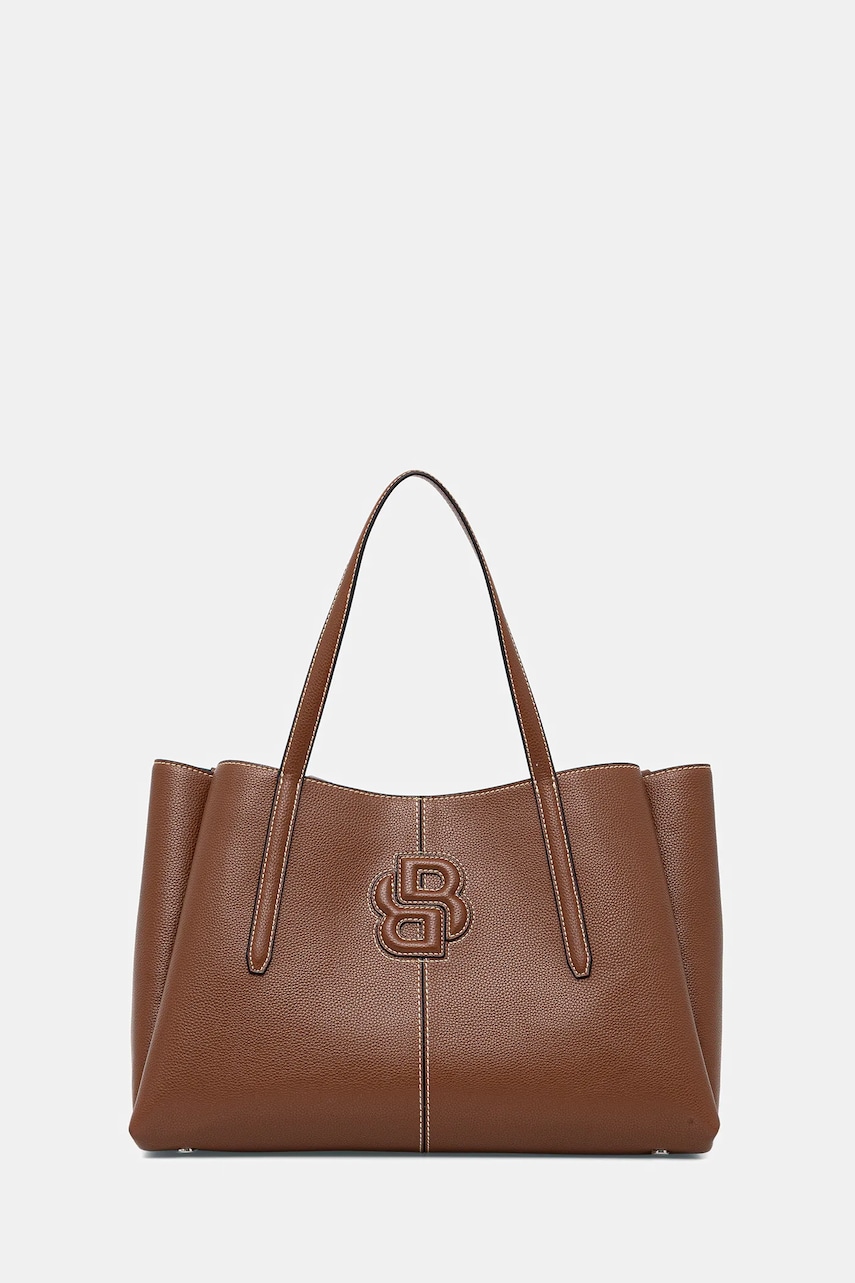 BOSS poșetă culoarea bej, 50535938