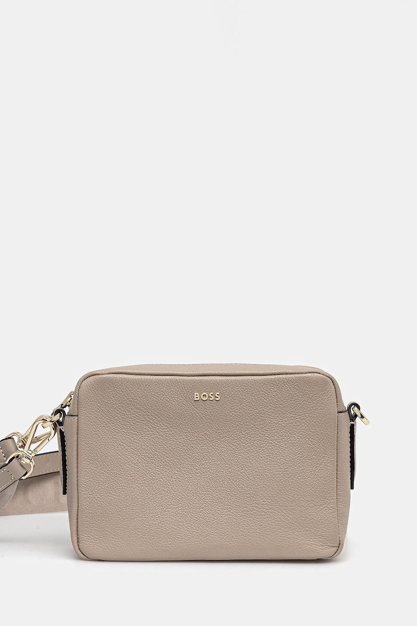 BOSS poseta culoarea bej, 50535985