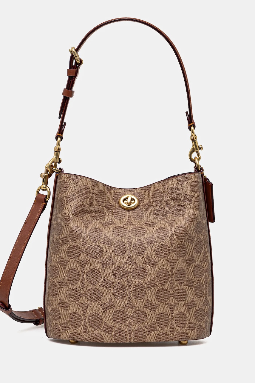 Coach poseta WILLOW culoarea bej, CW602 Coach poseta WILLOW culoarea bej, CW602
