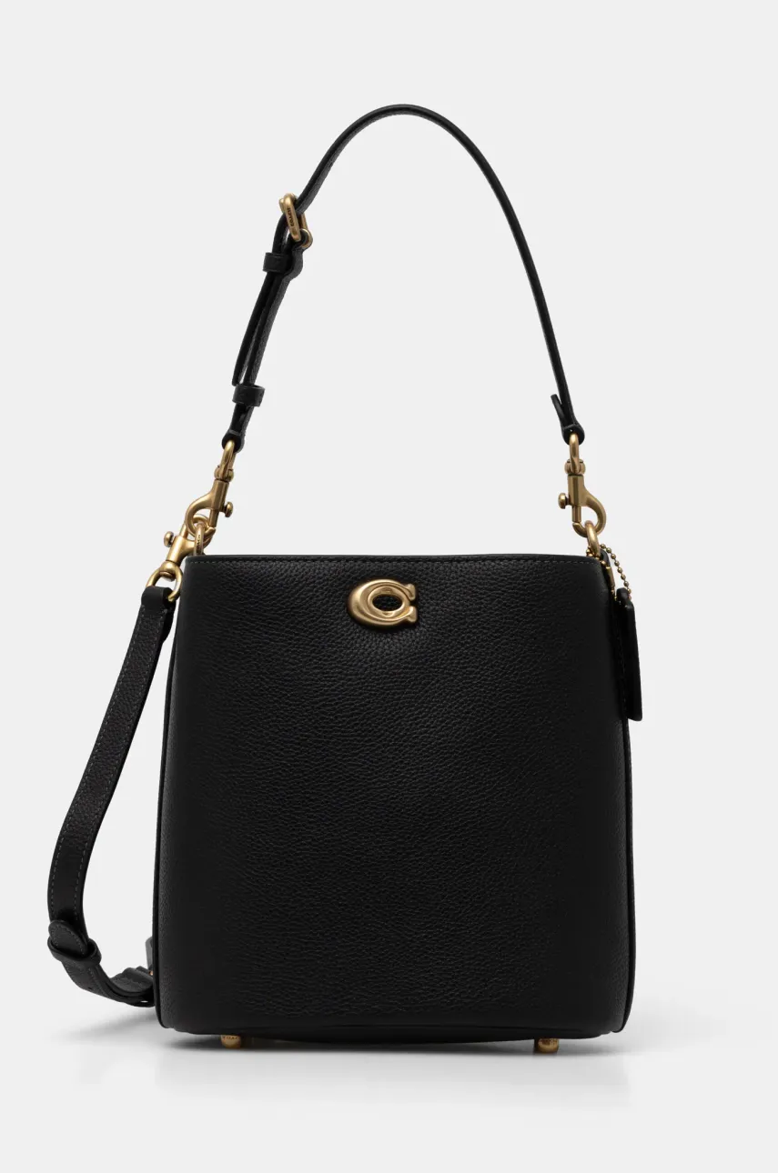 Coach poseta WILLOW culoarea negru, CW625