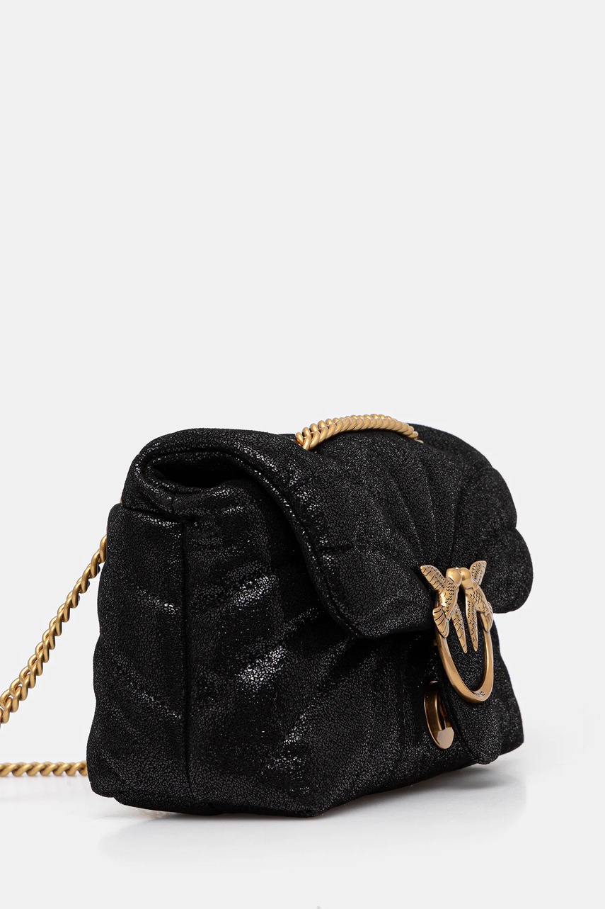 Замшевая сумочка Pinko цвет чёрный 100039 A27F