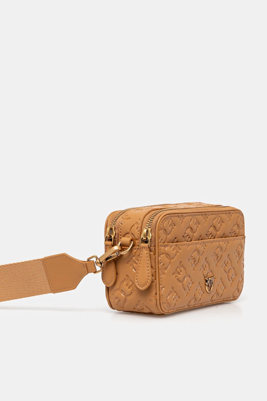 Кожаная сумочка Pinko цвет коричневый 104292 A1YB Кожаная сумочка Pinko цвет коричневый 104292 A1YB