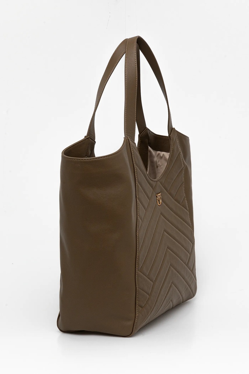 Кожаная сумочка Pinko цвет коричневый 104536 A2AO