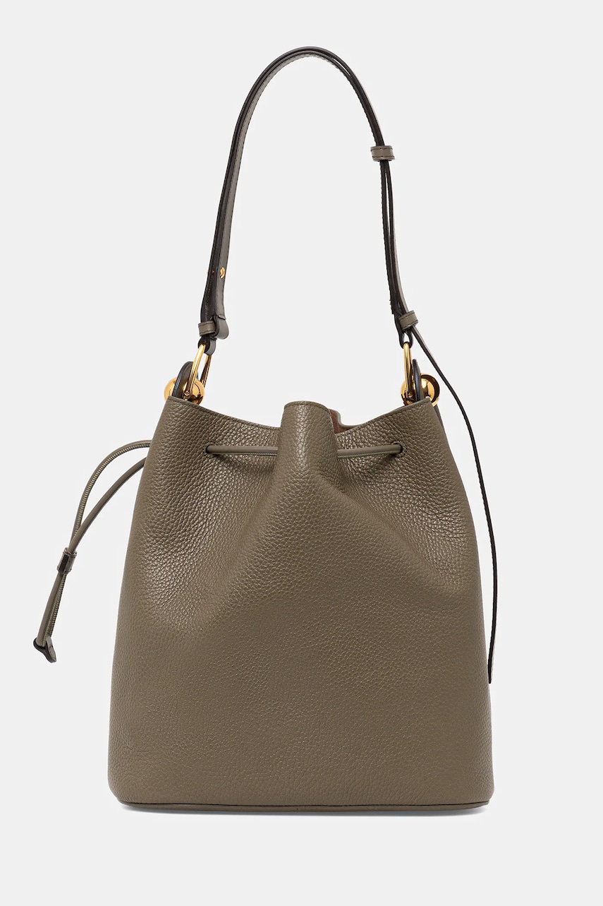 Furla poseta de piele culoarea verde, WB01449 BX0176 2810S