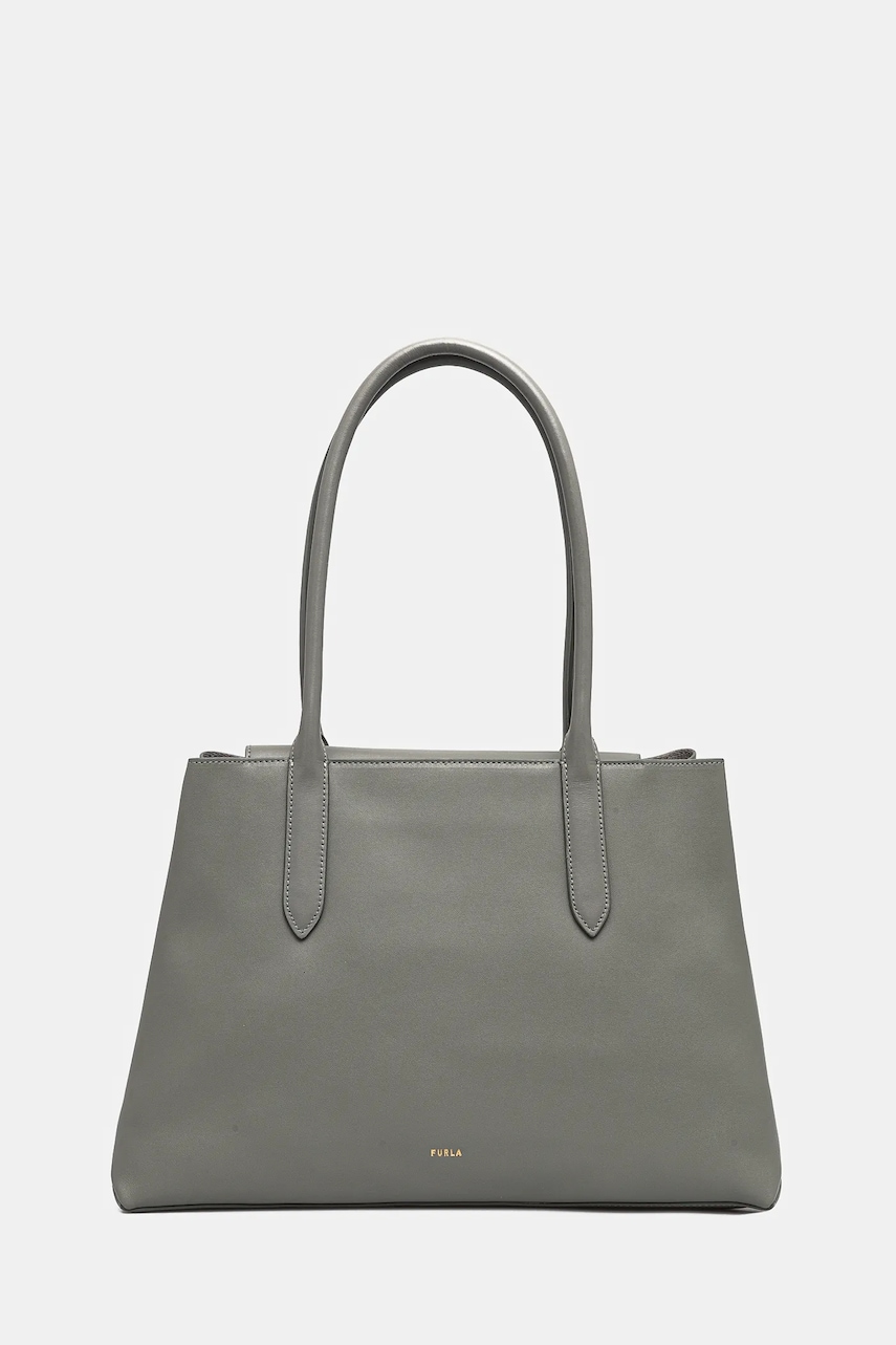 Furla poseta de piele culoarea verde, WB01530 BX3169 3589S