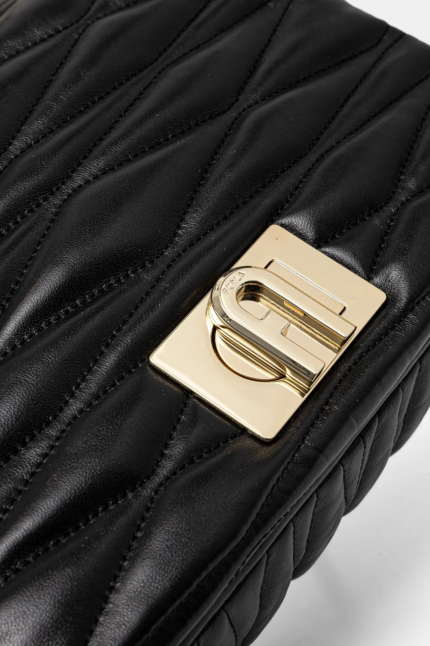 Τσάντα Furla χρώμα: μαύρο, WB01672 BX3221 O6000 φωτογραφία